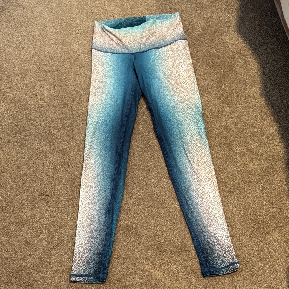 Teal Gradient Leggings